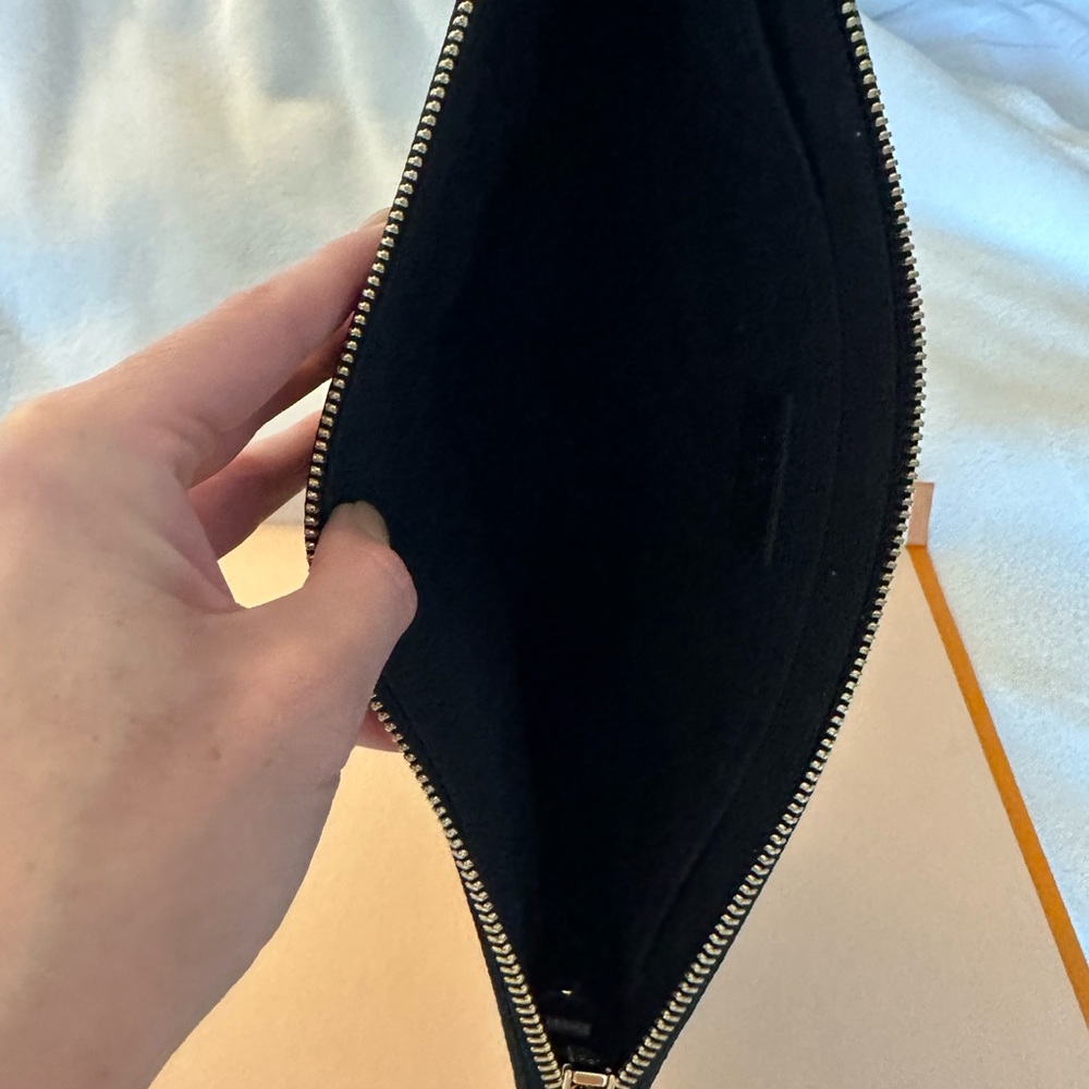 Authentic Louis Vuitton Black Clutch - Picture 4 of 11